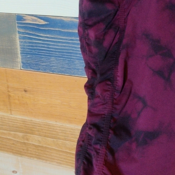 Nux S raspberry/black athletic tank tie dye. - Picture 6 of 6